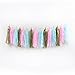 15 PCS Tissue Paper Tassels, Tassel Garland Banner for Wedding, Baby Shower, Festival Items & Party Decoration, DIY Kits(Matte Gold+Pink+Blue)
