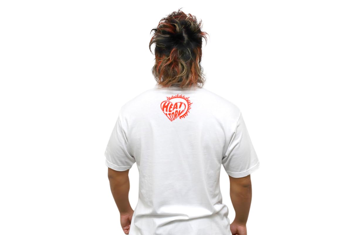 Amazon.co.jp: 新日本プロレスリング 上村優也 HEAT STORM イラストT 