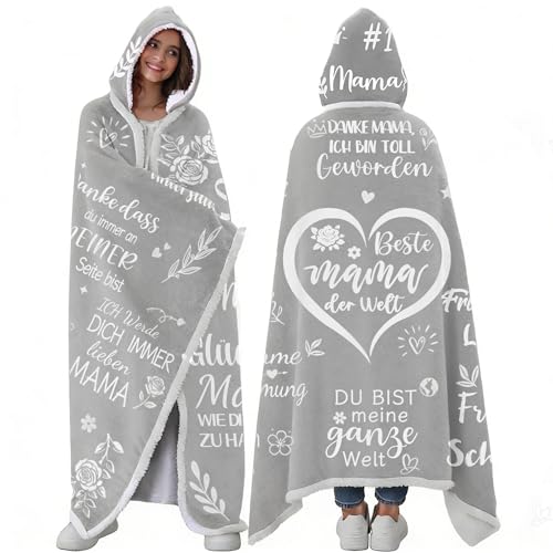 Anugsoe Regalo per la festa della mamma, coperta con maniche,