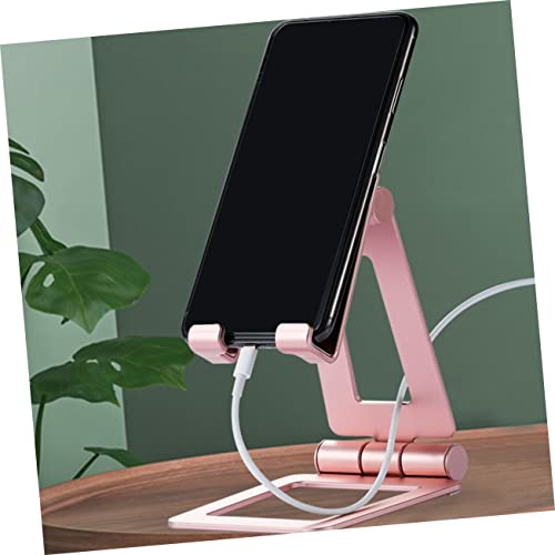 Villful 1Pc Mobile Phone Holder Folding Phone Stand Black Stand Adjustable Phone Stand Smartphone Holder Desk Phone Stand Tabletop Phone Rack Phone Brackets Folding Phone Rack Telephone #TOP5