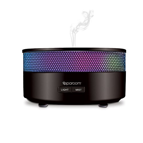 SpaRoom Aromamist Ultrasonic Essential Oil Diffuser and Mister Black, 1.3 Pound