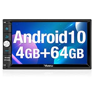 Vanku Android 10 Autoradio mit Navi 64GB + 4GB 8 Core Unterstützt Qualcomm Bluetooth 5.0 aptX DAB + Android Auto WiFi 4G…