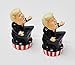 Home-X - Donald Trump Salt and Pepper Set, Fun Novelty Salt and Pepper Shakers add Spice to Any Meal