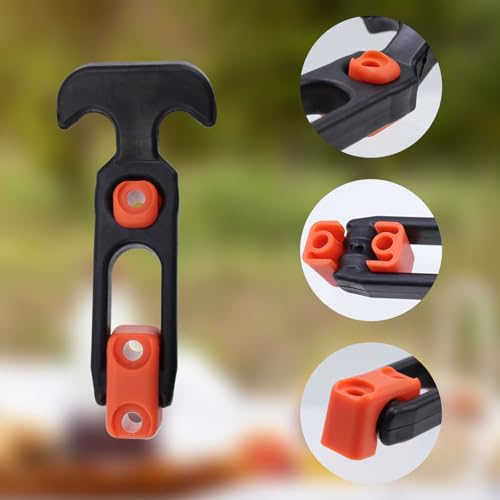 Image of T Tulead T-Handle Latches Rubber Draw Latches Toolbox Cooler Replacement 110x46mm Toolbox Lid Latches Boat Hatch Latches Pack of 2 with Screws