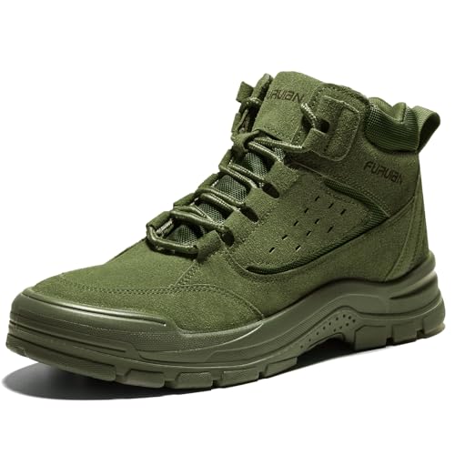 Image of Furuian Steel Toe Boots for Men Women Lightweight Work Boots Pioneer Series | ASTM Certificated Safety Shoes, Width Option, Non Slip Rubber Sole, Comfortable Work Shoes for Construction, Warehouse, Yard