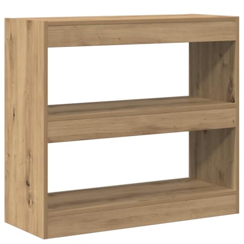 Estantería de madera roble Artisan diseño moderno y robusto con acabados texturizados premium 2