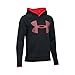 Under Armour Boys' Storm Armour Fleece Highlight Big Logo Hoodie, Black (002), Youth Large