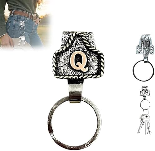 MICFENY Western Men Holder Keychain Quick Detach Design Metal Belt Keyring Clip Fashion Accessory Travel Essential