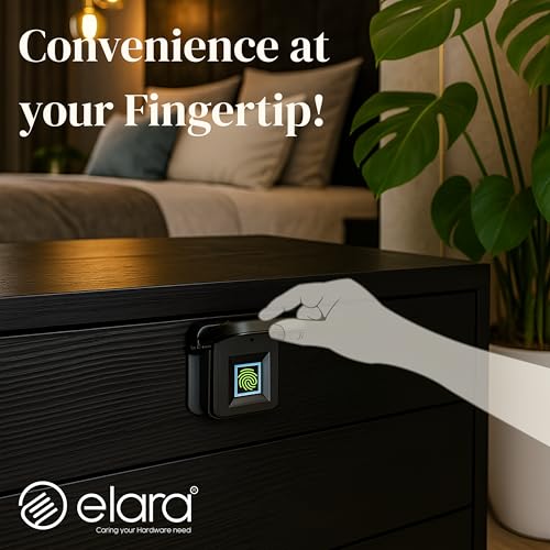 Image of Elara Smart Drawer Lock Black (DX-1)