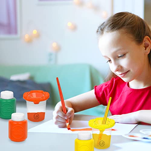 The Mega Deals Paint Set With Art Supplies Included, Washable Paint With Paint Brushes And Cups For Kids And Toddler thumb #6