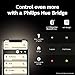 Philips Hue Bombilla inteligente LED E27 (9.5 x 14.2, 7 W, forma...