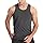 Rane Sports Hommes Stringer Débardeurs Coton Gilet sans Manches Gym Workout Bodybuilding Fitness Muscle T-Shirts Gris foncé M