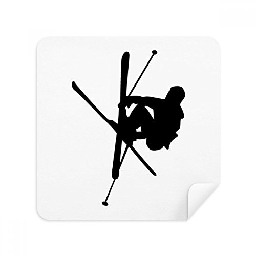 Chiffon de nettoyage ski anti trace pour écran de téléphone et masque de sport