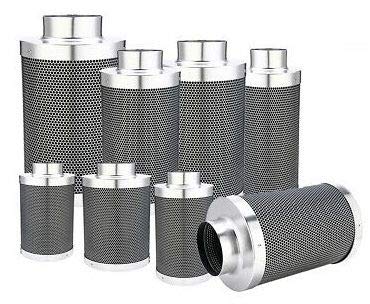 Pro Hobby Rhino Carbon Air Fan Filter Hydroponics Grow Odour 4" 5" 6" 8" 10" 12" (Pro 10" 250mm - 23.5" 600mm)