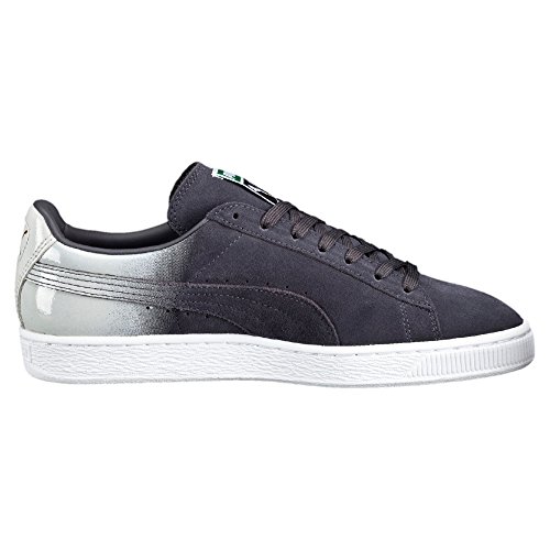 PUMA Men's Suede Classic Blur Periscope/Glacier Grey/White Sneaker (10.5 D(M) US)