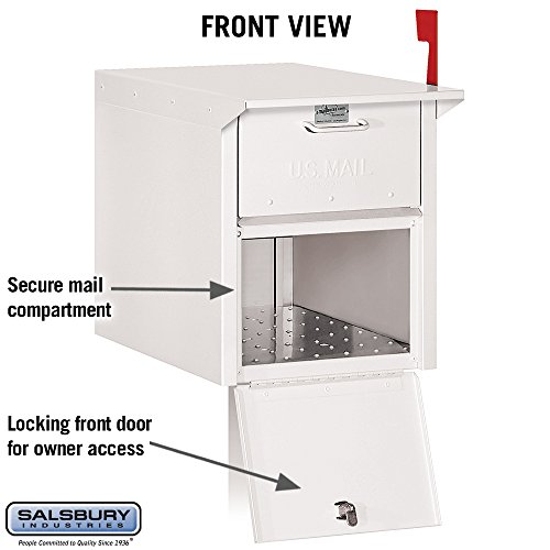 Mail Chest, White #TOP2