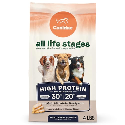 Canidae All Life Stages High Protein Dry Dog Food, Multi-Protein Recipe, 4 lbs.