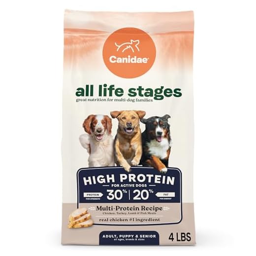 Canidae All Life Stages High Protein Dry Dog Food, Multi-Protein Recipe, 4 lbs.