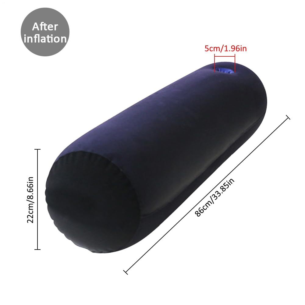 Cuscini cilindrici, gonfiabile Hug Testa Lombare Cuscini, Rullo Cilindro Bolster Corpo Roll Per Supporto Posteriore
