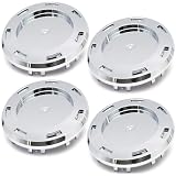 GLOXTED 4PCS 9596649 Chrome Wheel Center Caps 22' 7 Spoke with Ring Compatible with Cadillac for Escalade 2007-2014, Replacement for 9597950, 9598297