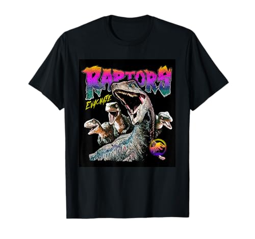 Jurassic World Fallen Kingdom: Raptors Evacuate T-Shirt T-Shirt