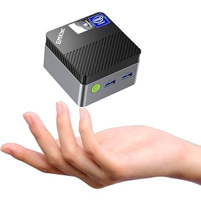 GMKtec G5S Mini PC, Intel N97 up to 3.6GHz, 8GB LPDDR5 128GB SSD Micro Desktop Computer, Dual HDMI 4K Display, WiFi 5, BT 5.0, Gigabit Ethernet, 3 USB 3.2, Micro SD, VESA for Business Home Office