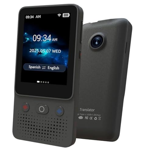 Language Translator Device, Voice/Text Bidirection Word Translator, 138 Languages Online/Offline Translator For business And Learning