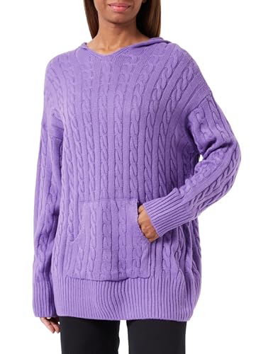 Sweat à capuche en tricot lilas Sookie fini les pulls inconfortables XS/S