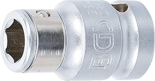 BGS 290 | Adapter do bitów z kulką | gniazdo czworokątne 12,5 mm (1/2") | gniazdo sześciokątne 10 mm (3/8")