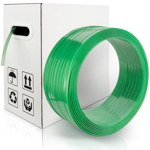 Heavy Duty Packaging 5/8\" x 820â€™ Polyester (PET) Strapping with Self Dispensing Box Kit - Industrial grade pallet strappingï¼Œ1400 lbs Break Strength