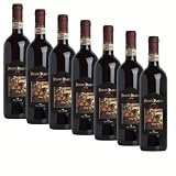 SUPER OFFERTA Chianti Riserva Docg | Banfi | Vino Rosso Toscana | 7 Bottiglie 75Cl | Idea Regalo