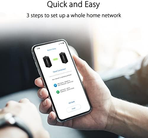 ASUS ZenWiFi Pro XT12 (2 Pack) - AX11000 Wi-Fi Mesh System: up to 557 Square Metres of Coverage, Security Functions, Parental Controls and Two 2.5G Ethernet Ports