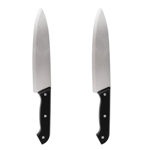 2 PCS Prop Knife - Halloween Realistic Kills Butcher Prank