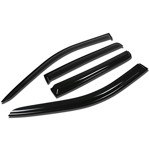 Replacement for Jeep Compass MK49 4pcs Tape-On Window Visor Deflector Rain Guard