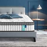 12 inch Queen Mattress, Hybrid Memory Foam and Pocket Spring, Motion Isolation, Medium Firm,Edge Support, Soft Touch, Cool and Breathable,Comfortable Mattress in a Box