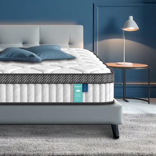 12 inch Queen Mattress, Hybrid Memory Foam and Pocket Spring, Motion Isolation, Medium Firm,Edge Support, Soft Touch, Cool and Breathable,Comfortable Mattress in a Box