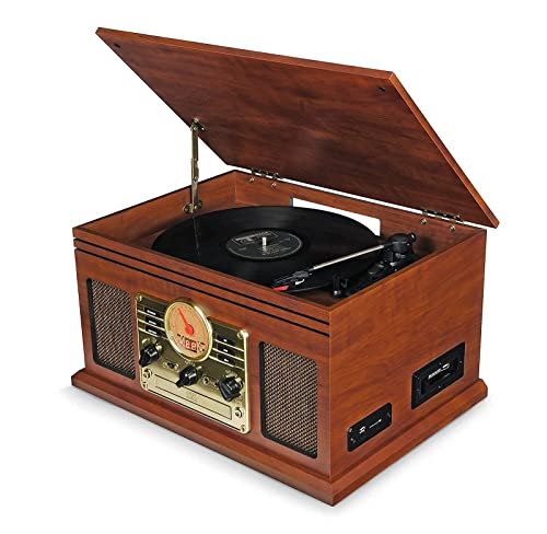 Tourne-Disque rétro, Tourne-Disque, Platine Vinyle avec Haut-parleurs USB Lecture MP3 Bluetooth Radio FM Lecteur CD et… - Les Beatles, Paul McCartney, John Lennon, RIngo Starr, George Harrison Tourne-Disque rétro, Tourne-Disque, Platine Vinyle avec Haut-parleurs USB Lecture MP3 Bluetooth Radio FM Lecteur CD et…