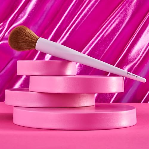 essence blush & highlighter brush, Rougepinsel, Nr. 01, Mehrfarbig, Nanopartikel frei, 1er Pack (1pcs)
