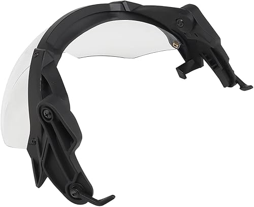 Miniatura 7 de Se puede conectar rápidamente a la pistola de aire táctica, casco rápido, gafas de seguridad tácticas de 2 lentes de color, con rieles ARC en el