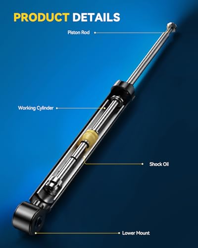 Image of PHILTOP Rear Complete Struts Shock Absorber Compatible with 2011 2012 2013 2014 2015 2016 2017 2018 2019 Ford Fiesta, Struts with Coil Spring Assemblies #OE 5630*2, 2 Packs Suspension Shock Absorbers