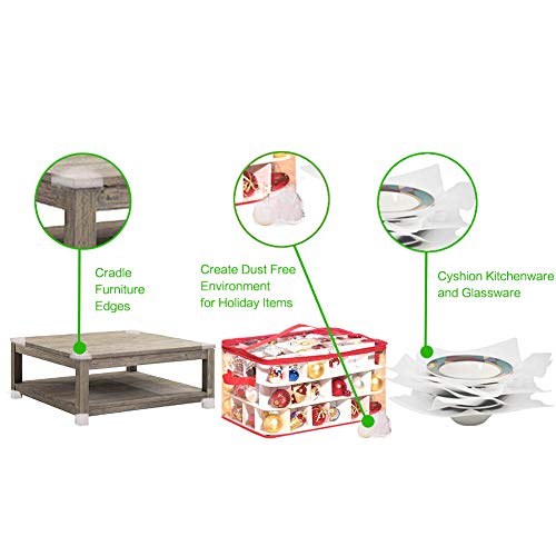 Schaumfolie Verpackungsmaterial 100Stk Luftpolsterfolie Umzugsmaterial für Kartons Umzug Geschirr Gläser Weinflaschen Versand 300 mm * 300 * 1mm