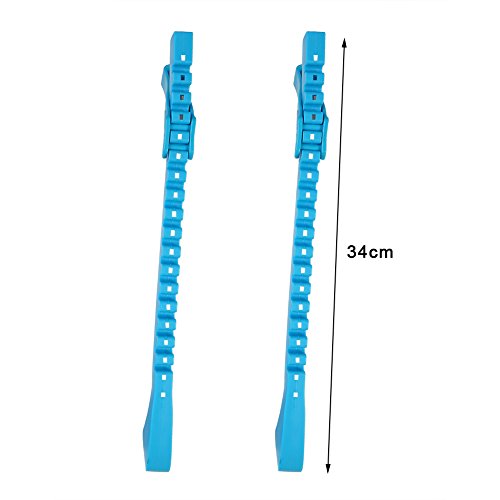 Protetores de lâmina de patim de gelo moumouten, 1 par 3 cores antiderrapante plástico macio ajustáv