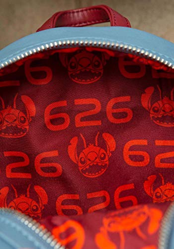 Loungefly Disney Stitch Experiment 626 Faux Leather Womens Double Strap Shoulder Bag Purse3