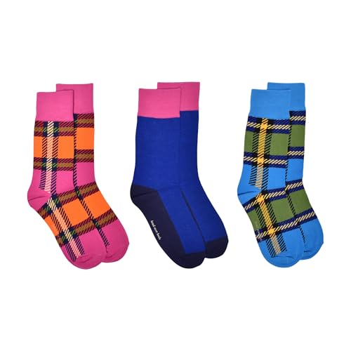 kate spade new york Women's 3-Pack Plaid Crew Socks, Soft & Comfortable2