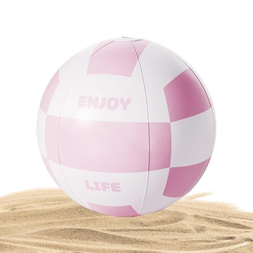 Ballon de plage gonflable ultra durable pour activités aquatiques et sorties extérieures