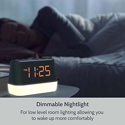 Alarm Clocks Bedside, Radio Alarm Clock, Night Light, FM Radio, Dual Alarm Clocks for Bedroom, USB Charging Port, Dimmable, LED Display, Relaxation Sounds, Sleep Aid, Mains Powered Battery Backup Alarm Clocks Bedside, Radio Alarm Clock, Night Light, FM Radio, Dual Alarm Clocks for Bedroom, USB Charging Port, Dimmable, LED Display, Relaxation Sounds, Sleep Aid, Mains Powered Battery Backup