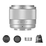 VILTROX 56mm f/1.7 XF Objektiv, Autofokus Objektiv mit Großer Blendenöffnung für APS-C- und STM-Sensoren, Kompatibel mit Fujifilm X-E3, X-E4, X-T5, X-T4, X-T30 II, X-S10, X-T30, X-H1, X-H2 (Silber)