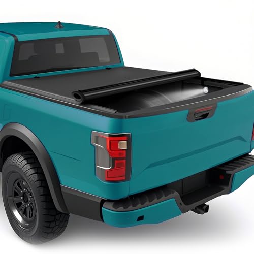 DORZAC Soft Roll Up Tonneau Cover Compatible with 1983-2011 Ford