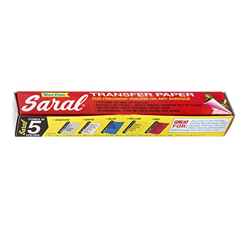 SARAL Papel de transferência de grafite SARAL 30,5 cm x 12'