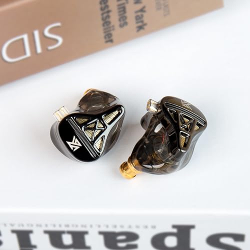 Image of KZ DQS Wired Earphones with Dynamic Driver In-Ear Semi-Open HiFi Bass 2 Pin 3.5mm Gaming Earbuds (with Mic)